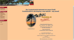 Desktop Screenshot of cocktailclub24.de